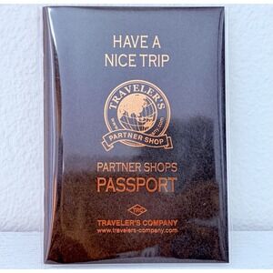 NEW TRAVELER'S Company Partner Shops Passport Stamp Notebook Refill